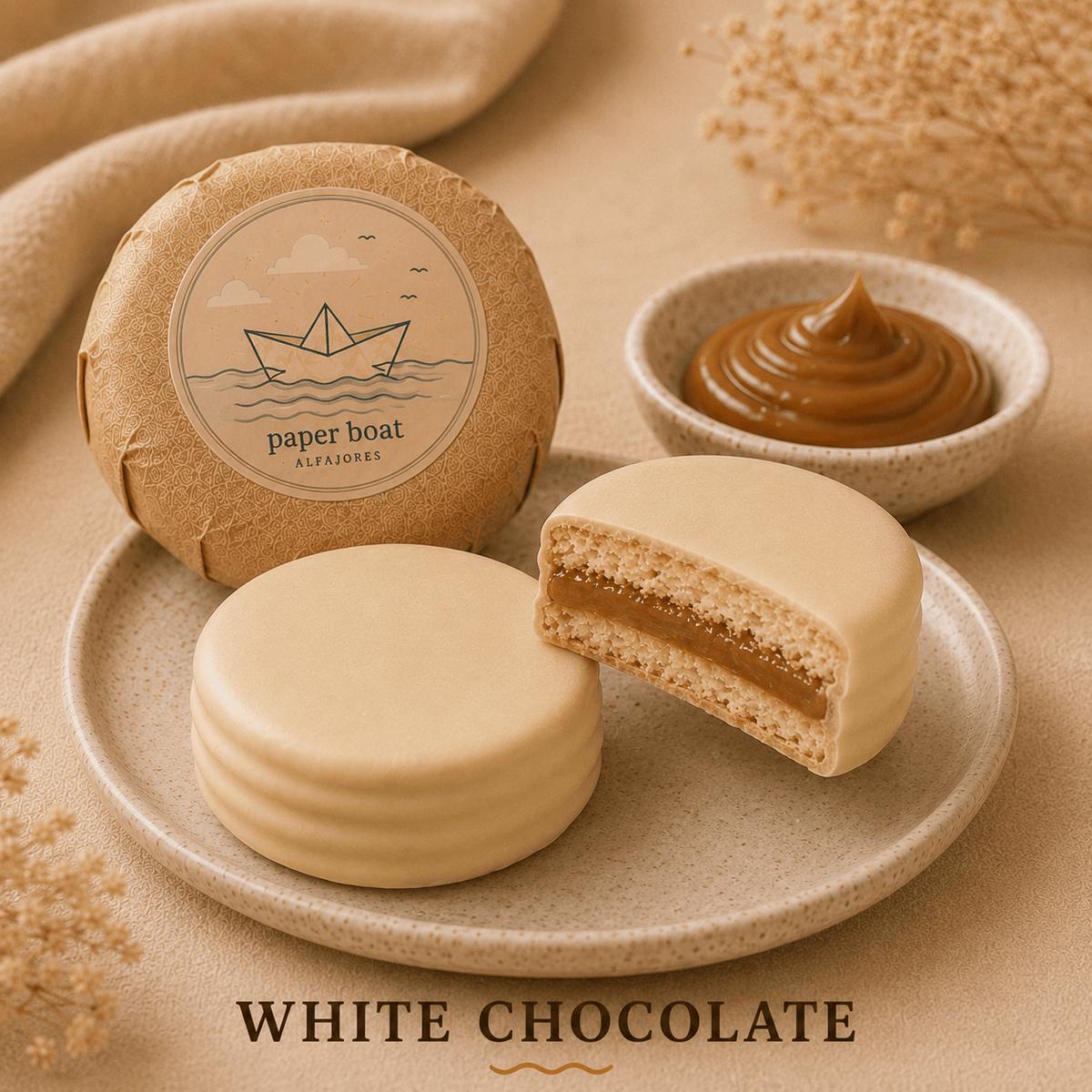White Chocolate Alfajores